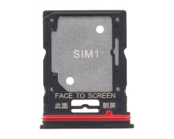 SIM tálca / tartó Xiaomi Redmi Note 11 Pro Plus 5G sim és memória kártya tartó fekete